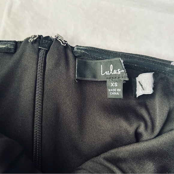 Dramatic Fanatic Black Strapless Tulle Trumpet Maxi Dress Size XS NWOT - Picture 4 of 5